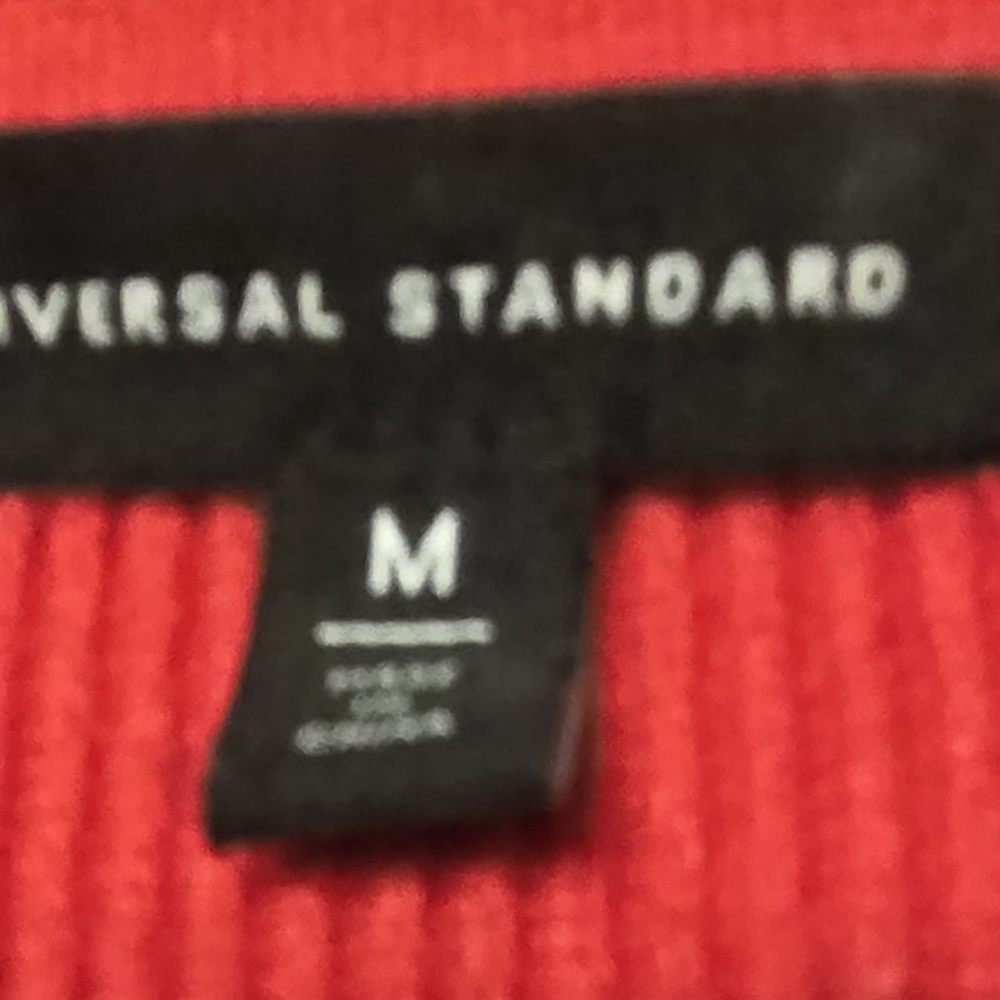 M Universal Standard V-Neck Cardigan In VIBRANT Orange - Picture 4 of 7